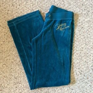 Juicy Couture Early 2000’s  Blue Velour Pants